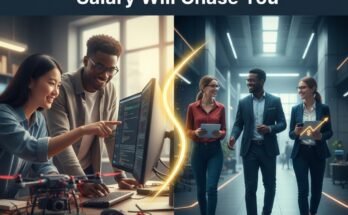 Job Quotes / Captions — Don’t Chase Salary, Chase Skill. Salary Will Chase You