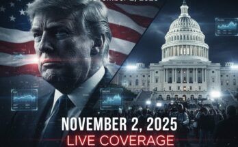 Trump & U.S. Politics: Key Developments from the November 2 2025 Live Coverage