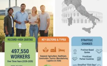 Italy’s New Three-Year Migration Decree: What the Decreto Flussi 2026-2028 Means